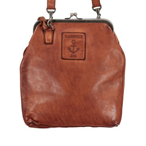 Umhängetasche Anchor-Love Bonnie mit Knipsverschluss Charming Cognac