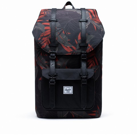 Herschel Rucksack Little America einfarbig Volumen 23 Liter Dark Olive Palm