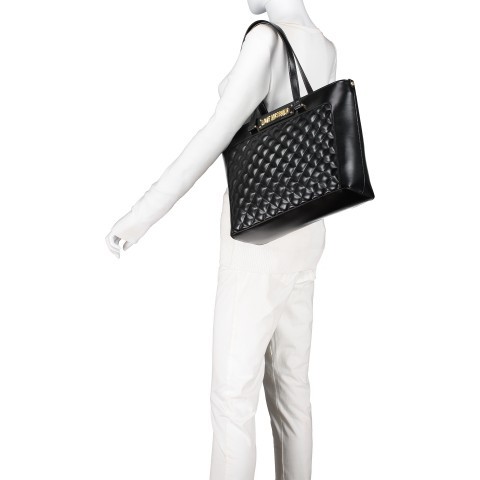 Love moschino quilted shopper best sale