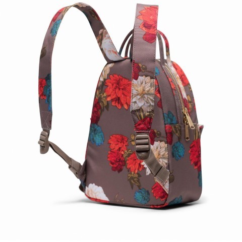 Herschel Rucksack Nova Mini Volumen 9 Liter Vintage Floral Pine Bark