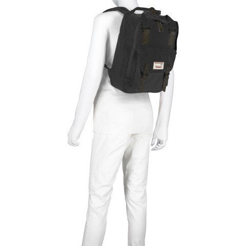 Doughnut Rucksack Macaroon Größe 16 Liter All Black