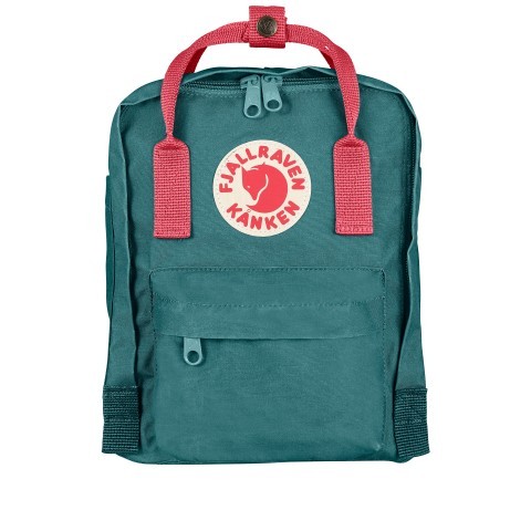 Fjallraven Rucksack Kanken Mini Frost Green Peach Pink