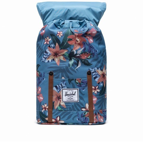 Herschel Rucksack Retreat Volumen 18 Liter Summer Floral Heaven Blue