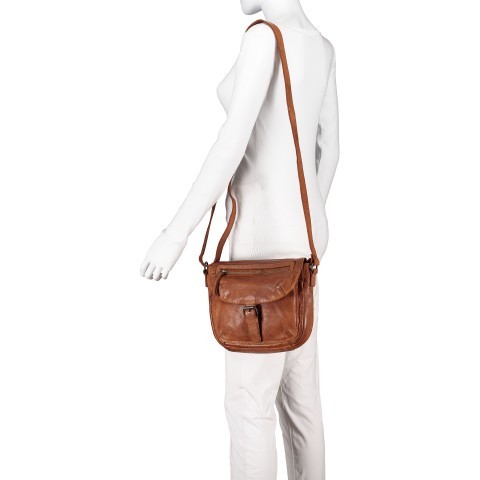 Blackbeat Umhängetasche Lavato CL32609B Cognac