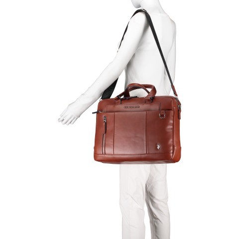 U.S. Polo Assn. Aktentasche Cambridge Brown