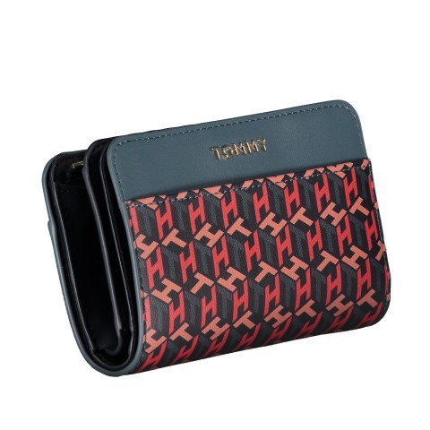 Tommy Hilfiger Geldbörse Iconic Medium Wallet Zip Around Seasonal 
