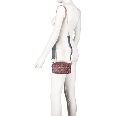 Tommy Hilfiger Umhangetasche Iconic Small Camera Bag Monogram Charcoal Blue