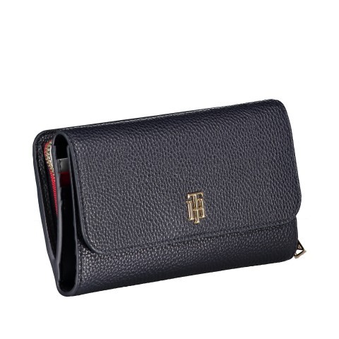 Tommy Hilfiger Geldbörse Essence Wallet L Flap Corp Sky Captain