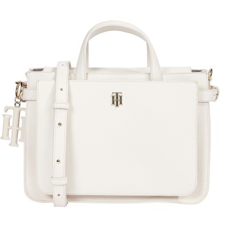 Tommy Hilfiger Handtasche Soft Satchel White Dove