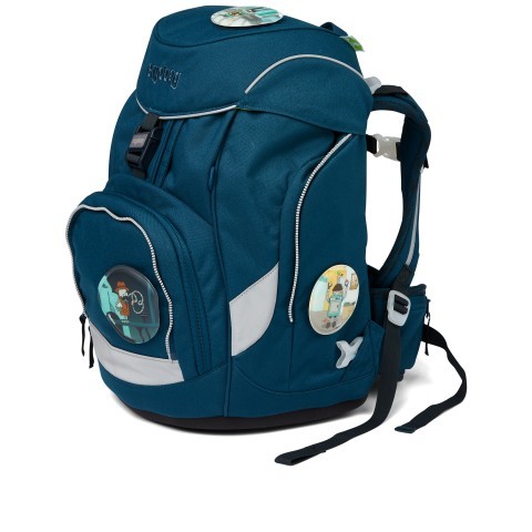 Ergobag Schulranzen Pack Eco Hero Edition Set 6-teilig RobotBär 