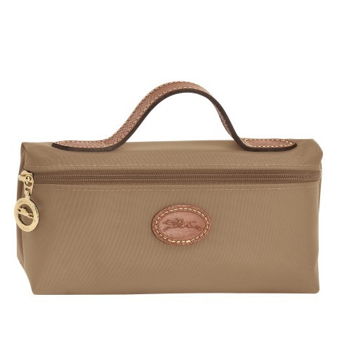 Kosmetiktasche Le Pliage Pochette Taupe