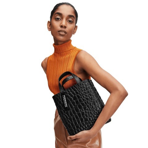 Liebeskind Tote Kroko Paper Bag Tote M Liebeskind Handtasche Kroko