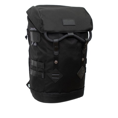 Doughnut Rucksack Reborn Series Colorado Small mit Laptopfach 13 Zoll Volumen 15 Liter Uni Black