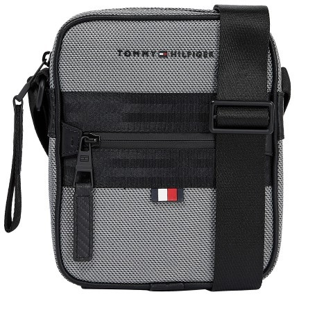 Tommy Hilfiger Umhängetasche Elevated Mini Reporter Iron Grey