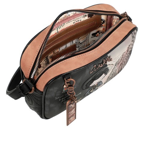 Anekke Umhängetasche City Moments Rectangular Crossbody Schwarz