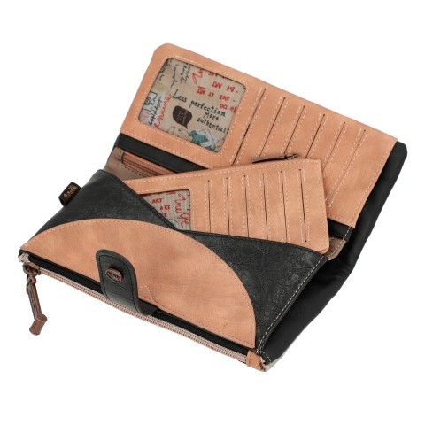 Anekke Geldbörse City Moments Large Flexible Wallets Schwarz 