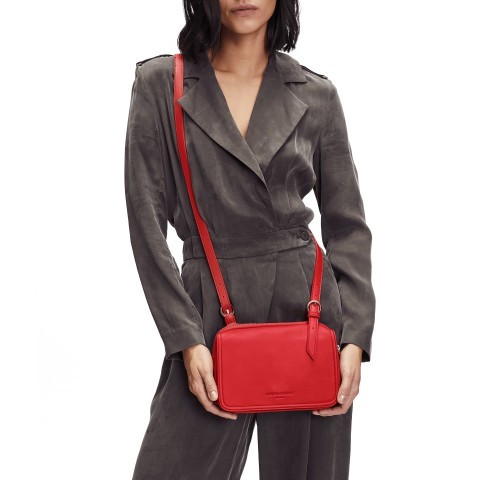 Shopper Tasche Liebeskind Tasche Dunkelrot Liebeskind Tasche Grau