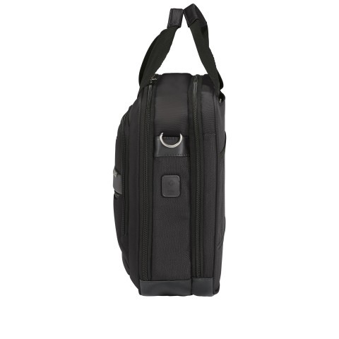 Samsonite Laptoptasche Vectura Evo Laptop Bailhandle 15.6 Zoll mit USB Anschluss und Easy Pass System Black