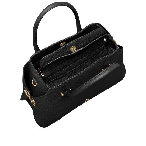 Damen Aigner Aigner Tasche Schwarz Gold Aigner Abendtasche Schwarz