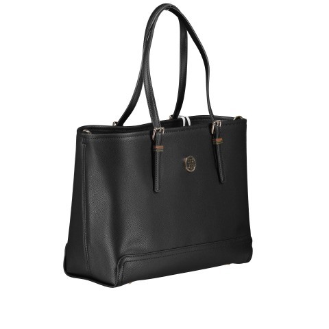 Tommy Hilfiger Shopper Honey Medium Tote mit Laptopfach 13 Zoll Black