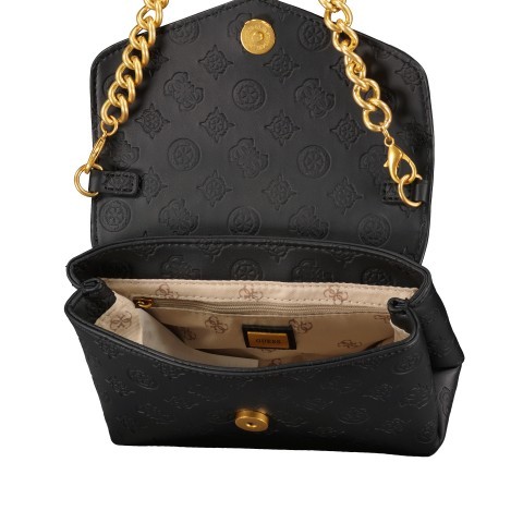 Guess Tasche Guess Kette Schwarz Guess Umhängetasche