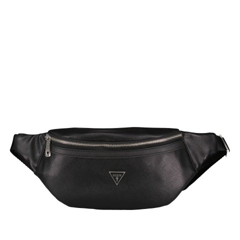 Guess Gurteltasche Saffiano Certosa Bum Bag Black