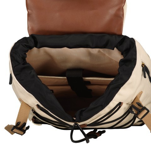 Guess Rucksack Wanderluxe mit Tablet- und Laptopfach Natural