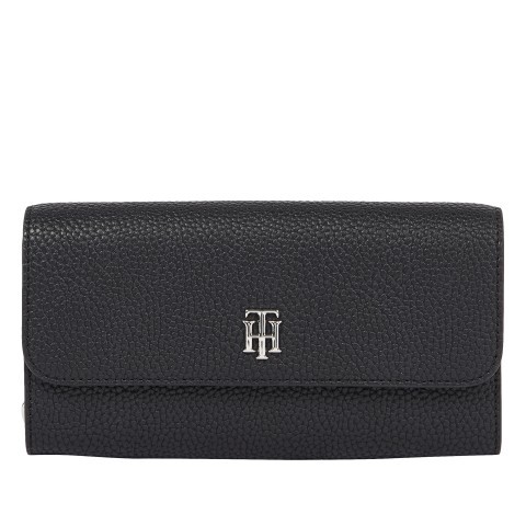Tommy Hilfiger Geldbörse Element Large Flap Wallet Black