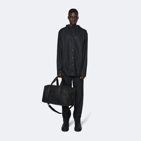 Rains gym bag black top