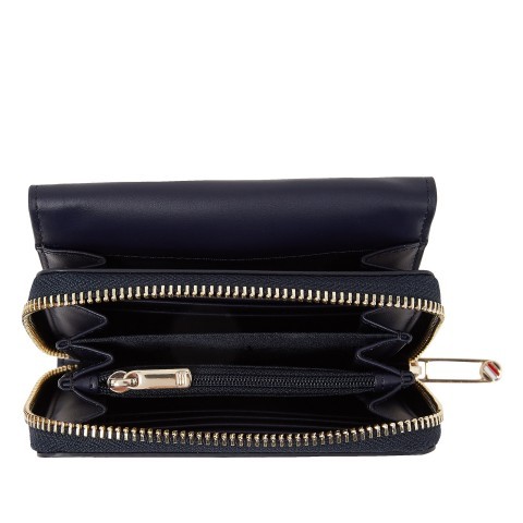 Tommy Hilfiger Geldbörse Iconic Medium Zip Around Wallet Desert 