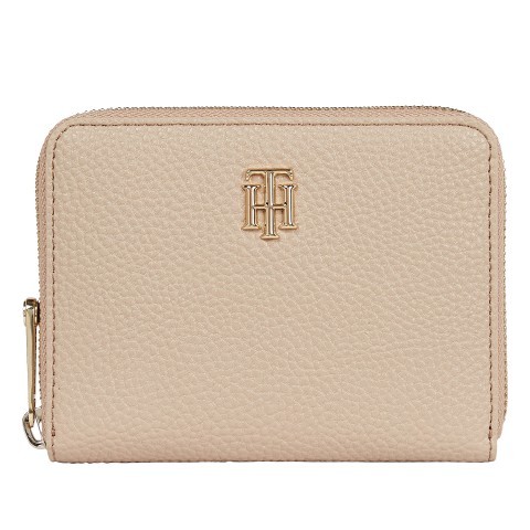 Tommy Hilfiger Geldbörse Element Medium Wallet with Zip Around Beige
