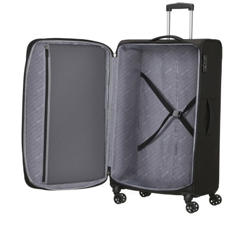 American Tourister Koffer Sky Surfer Spinner L Expandable Black Red
