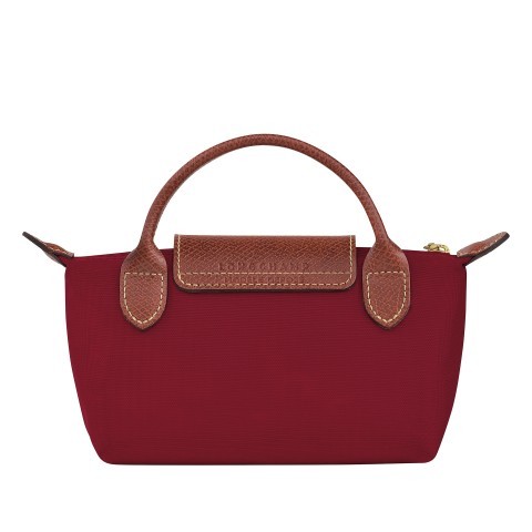 Longchamp Kosmetiktasche Le Pliage Pochette Weinrot