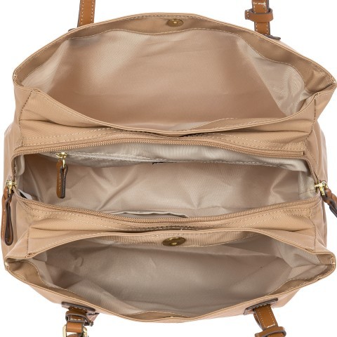 Brics Shopper X-BAG & X-Travel 3 Fächer Größe M Cappuccino