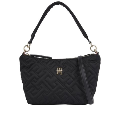 Black tommy hilfiger handbag clearance