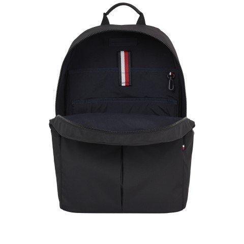 All black tommy hilfiger backpack clearance
