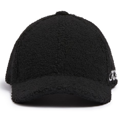 Guess Schildmütze Cap für Damen aus Kunstpelz Black