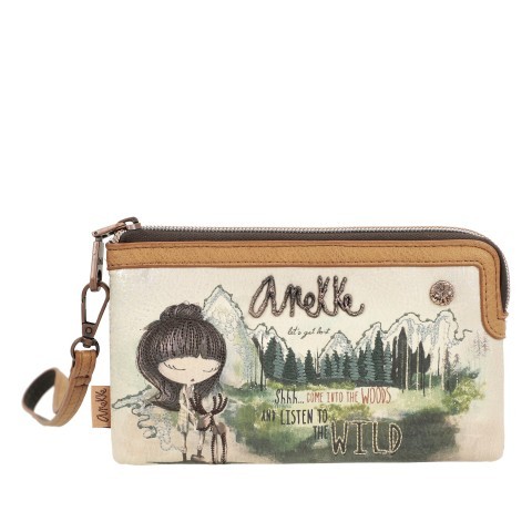 Cognac wristlet shop