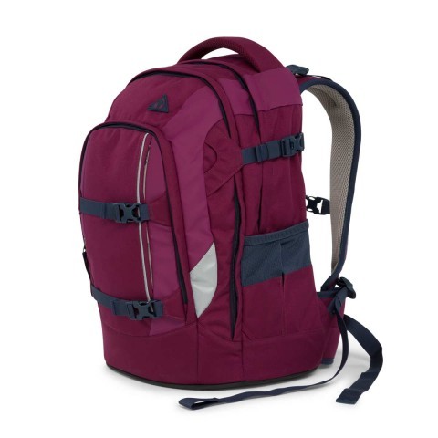 Satch schulrucksack weinrot
