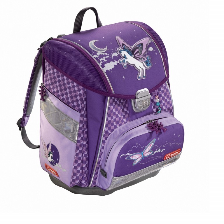 Schulranzen Touch Flash Set 5-teilig Pegasus Purple, Farbe: flieder/lila, Marke: Step by Step, Abmessungen in cm: 33x38.5x23.5, Bild 3 von 6