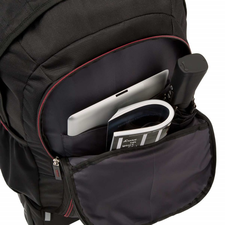 Koffer / Rucksack Filou 56 cm Schwarz, Farbe: schwarz, Marke: Travelite, Abmessungen in cm: 35x56x16, Bild 5 von 11