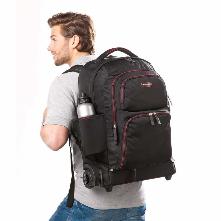 Koffer / Rucksack Filou 56 cm Schwarz, Farbe: schwarz, Marke: Travelite, Abmessungen in cm: 35x56x16, Bild 11 von 11