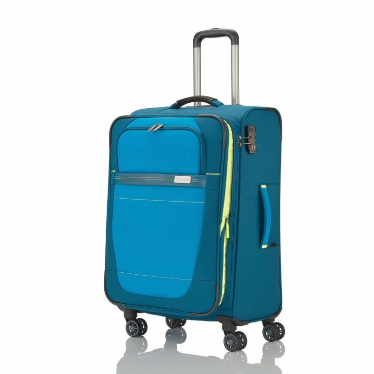 Koffer Meteor 77 cm Petrol, Farbe: blau/petrol, Marke: Travelite, Bild 3 von 4