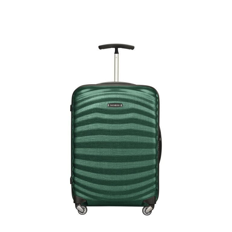 Koffer lite-shock Spinner 55 Racing Green, Farbe: grün/oliv, Marke: Samsonite, EAN: 5400520194022, Abmessungen in cm: 40x55x20, Bild 1 von 8