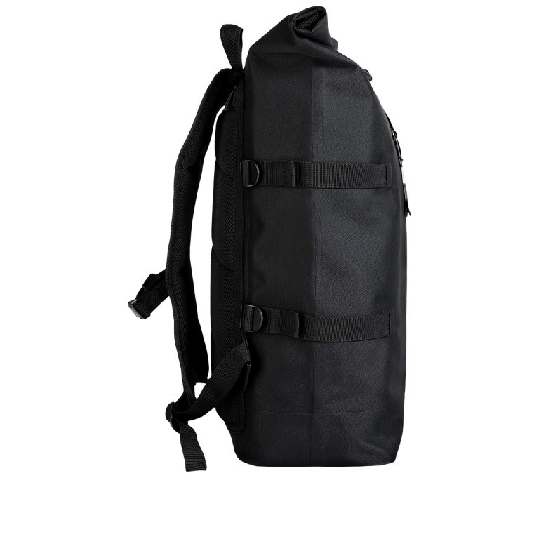 Rucksack Rolltop Coral Gardeners mit Laptopfach 15 Zoll Black, Farbe: schwarz, Marke: Got Bag, EAN: 4260483882661, Abmessungen in cm: 33x43x16, Bild 2 von 9