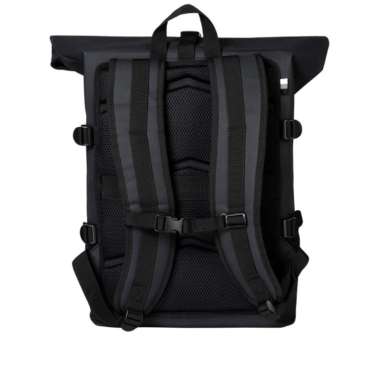 Rucksack Rolltop Coral Gardeners mit Laptopfach 15 Zoll Black, Farbe: schwarz, Marke: Got Bag, EAN: 4260483882661, Abmessungen in cm: 33x43x16, Bild 3 von 9