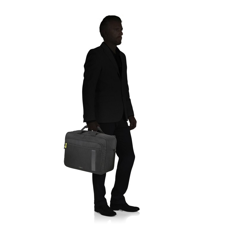 Flugumhänger / Rucksack Work-E 3-Way Boardtasche mit Laptopfach 15.6 Zoll Black, Farbe: schwarz, Marke: American Tourister, EAN: 5400520116949, Abmessungen in cm: 40.5x31x23, Bild 7 von 15