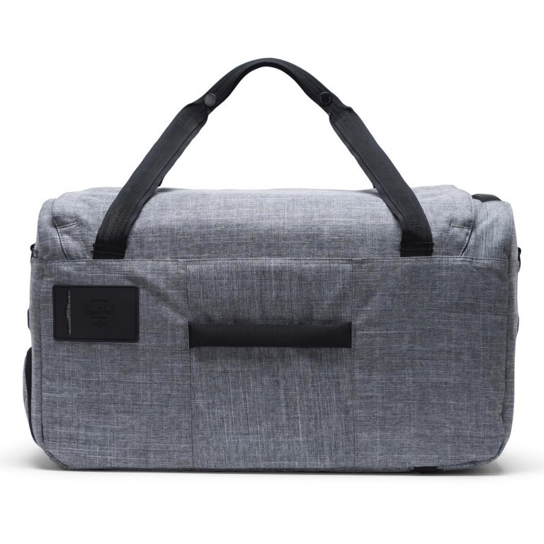 Reisetasche / Rucksack Outfitter Größe 50 Liter Raven Crosshatch, Farbe: schwarz, Marke: Herschel, EAN: 0828432246656, Abmessungen in cm: 57.9x32.5x29, Bild 3 von 5