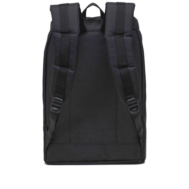 Rucksack Retreat einfarbig Volumen 18 Liter Black Grayscale Plaid, Farbe: bunt, Marke: Herschel, EAN: 0828432560325, Abmessungen in cm: 34x46x12, Bild 3 von 5