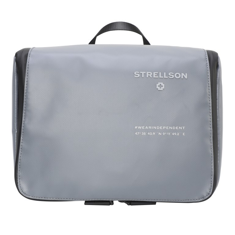 Kulturbeutel Stockwell 2.0 Washbag Benny LHZ Grey, Farbe: grau, Marke: Strellson, EAN: 4048835107354, Abmessungen in cm: 28x21x13, Bild 1 von 6